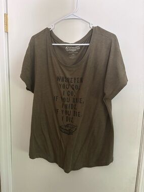 Universal Fast and Furious Olive Graphic Crewneck Short-Sleeve Tee